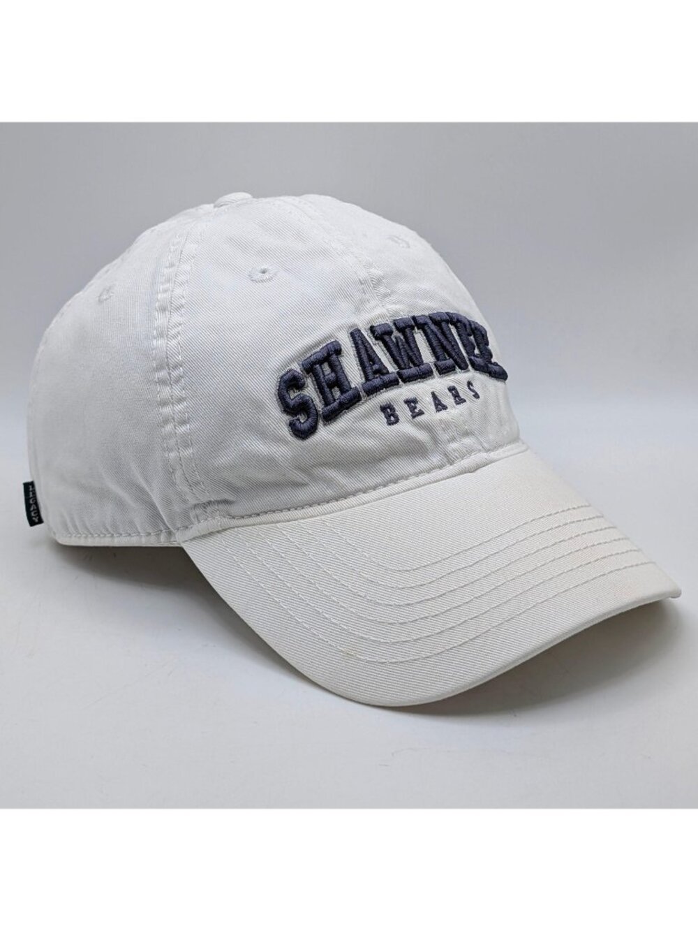 Shawnee State Bears Hat Strap Back University Portsmouth OH Legacy White Unisex